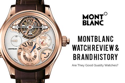 montblanc watch quality